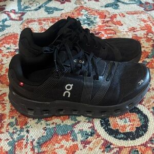 On Running Black Athletic Shoes